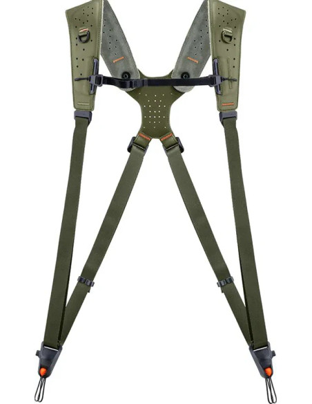 Camera Strap Master Wilderness Green - Tracolla doppia con Sistema a scorrimento rapido
