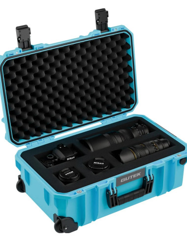 TORTOISE T-300 20 INCH CARRY-ON PROTECTOR CASE (AZURE BLUE)
