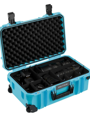 TORTOISE T-300 20 INCH CARRY-ON PROTECTOR CASE (AZURE BLUE)