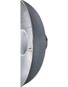RF-550C Beauty Dish Nero, Argento 550 mm