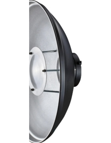 RF-550C Beauty Dish Nero, Bianco 550mm