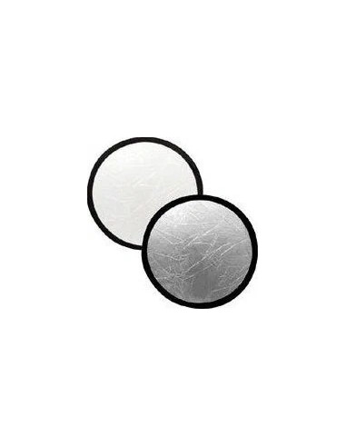 Pannelli riflettenti circolari 50 cm Bianco - Argento