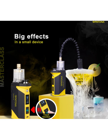 Fog Master Pro - Set macchina per il fumo portatile con accessori e custodia