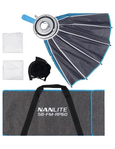 RAPID 60 FM PARABOLIC SOFTBOX CON GRIGLIA PER FORZA 60-150, FS60B, FC60B-120