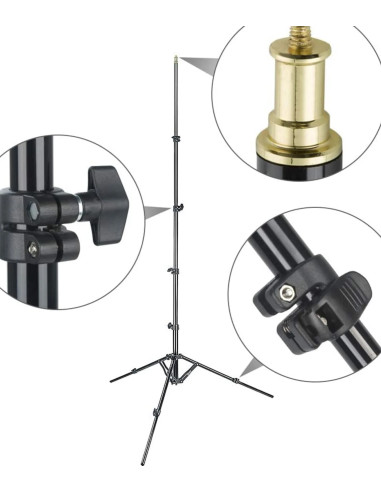 Stativo 210F per lampade da studio e flash