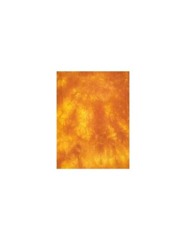 FONDALE STOFFA 3X6 MT GIALLO MARRONE MACULATO CON BORSA
