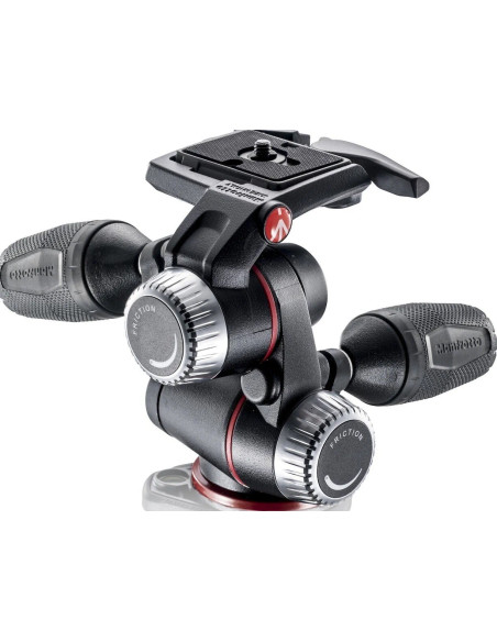 Treppiede 190 a 4 sezioni alluminio con testa a 3 vie