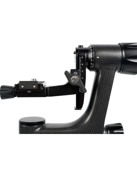 Testa Gimbal PH-10 in Fibra di Carbonio e Alluminio