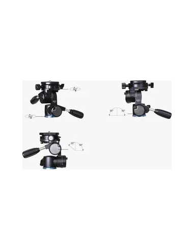 SIRUI FD-01 testa per treppiede Nero Universal Panoramica