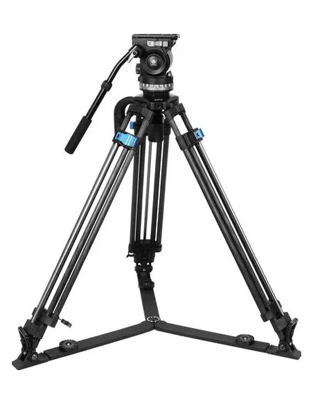 TREPPIEDE SQ75 VIDEO CON TESTA FLUIDA VHS10 SEMISFERA 75MM