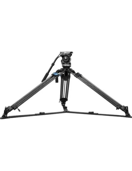 TREPPIEDE SQ75 VIDEO CON TESTA FLUIDA VHS10 SEMISFERA 75MM