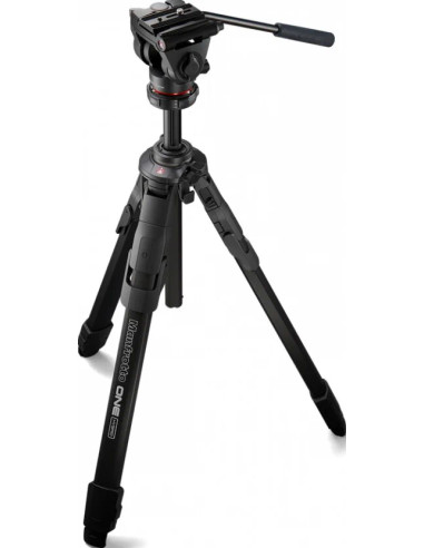 ONE Treppiede in Alluminio con Testa Fluida 500X