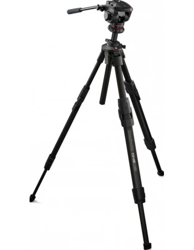 ONE Treppiede in Alluminio con Testa Fluida 500X