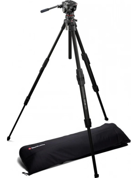 ONE Treppiede in Alluminio con Testa Fluida 500X