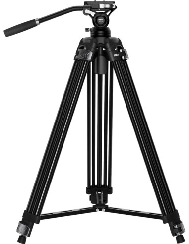 EL-VT01 TREPPIEDE BROADCAST CON TESTA VIDEO SU BASE LIVELLANTE 75MM