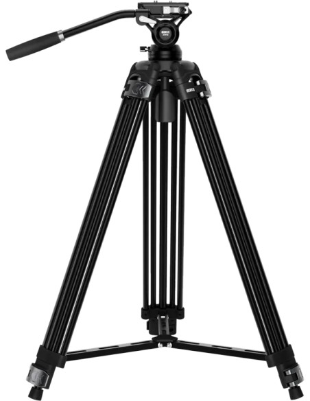 EL-VT01 TREPPIEDE BROADCAST CON TESTA VIDEO SU BASE LIVELLANTE 75MM