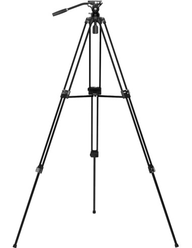 EL-VT01 TREPPIEDE BROADCAST CON TESTA VIDEO SU BASE LIVELLANTE 75MM