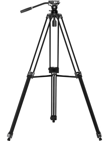 EL-VT01 TREPPIEDE BROADCAST CON TESTA VIDEO SU BASE LIVELLANTE 75MM