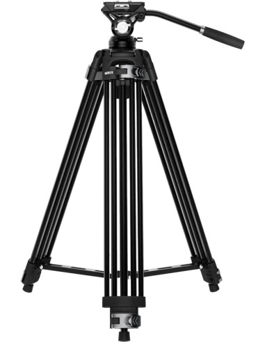 EL-VT01 TREPPIEDE BROADCAST CON TESTA VIDEO SU BASE LIVELLANTE 75MM