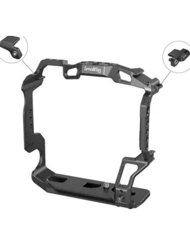 Gabbia per EOS R5/R6/R5 C con alloggiamento per BG-R10 Battery Grip