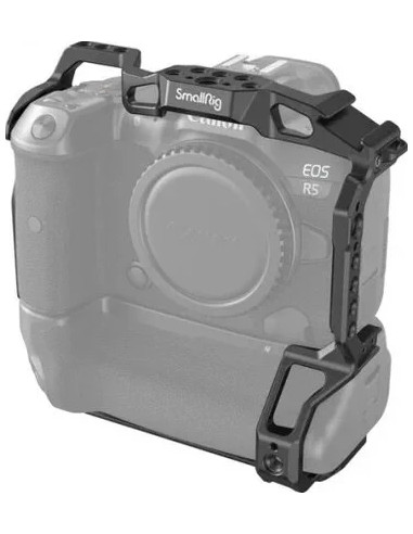 Gabbia per EOS R5/R6/R5 C con alloggiamento per BG-R10 Battery Grip