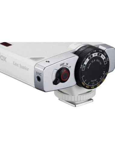 Retro Camera Flash Lux Junior White