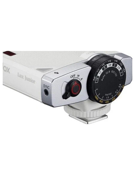 Retro Camera Flash Lux Junior White