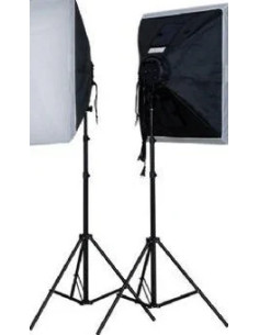 SLHK4-SB5050 set di attrezzature per studio fotografico Nero