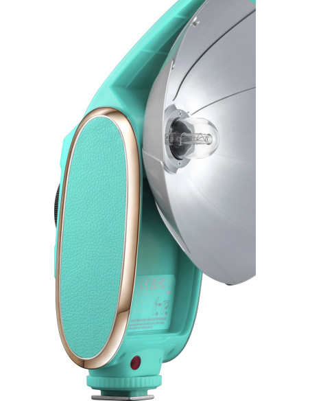 Retro Camera Flash Lux Senior Menta
