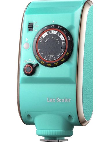 Retro Camera Flash Lux Senior Menta