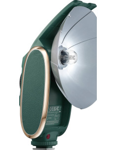 Retro Camera Flash Lux Senior Verde Scuro
