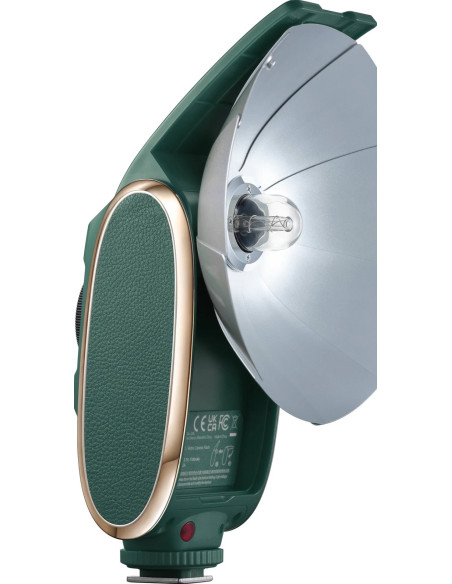 Retro Camera Flash Lux Senior Verde Scuro