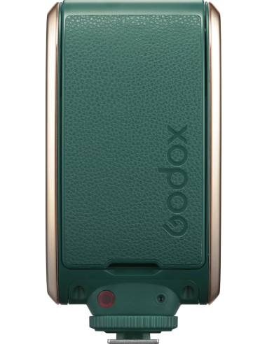 Retro Camera Flash Lux Senior Verde Scuro