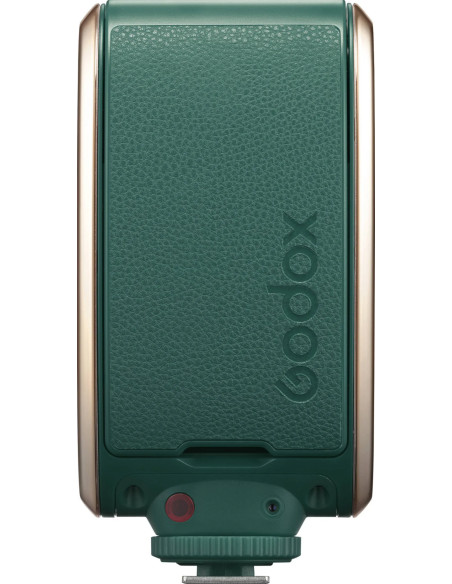 Retro Camera Flash Lux Senior Verde Scuro