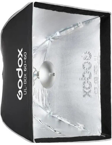 Softbox UL a chiusura rapida 60x60cm con griglia