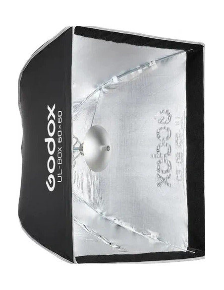 Softbox UL a chiusura rapida 60x60cm con griglia