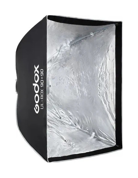 Softbox UL a chiusura rapida 90x90cm con griglia