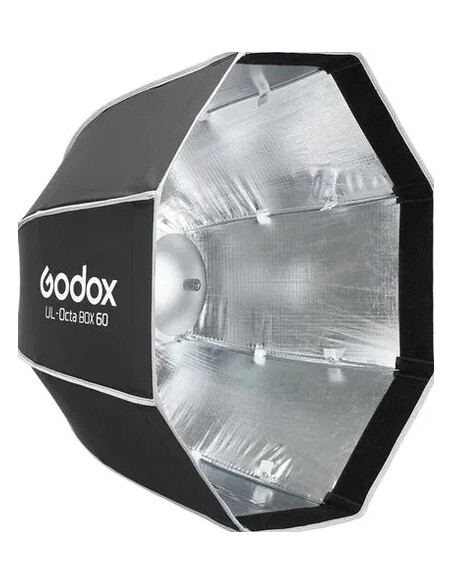 Softbox UL ottagonale a chiusura rapida 60cm con griglia