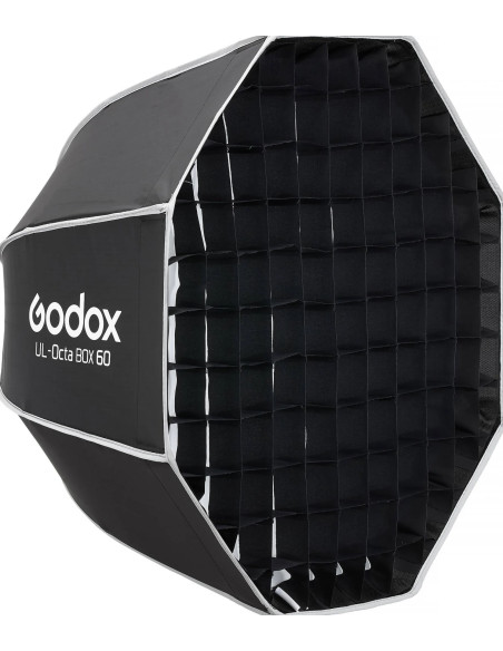 Softbox UL ottagonale a chiusura rapida 60cm con griglia