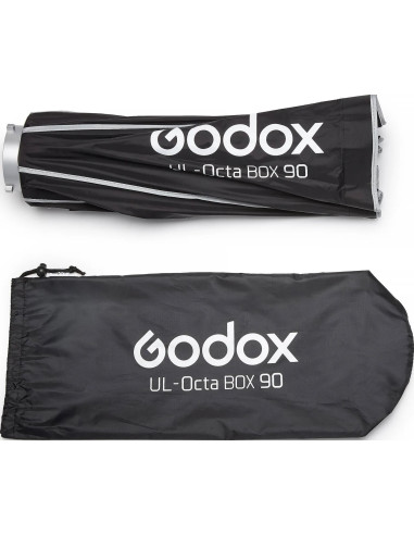 Softbox UL ottagonale a chiusura rapida 90cm con griglia