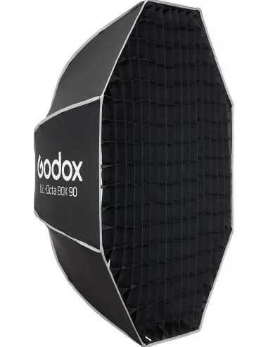Softbox UL ottagonale a chiusura rapida 90cm con griglia
