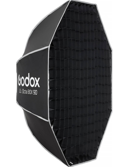 Softbox UL ottagonale a chiusura rapida 90cm con griglia