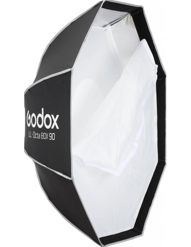 Softbox UL ottagonale a chiusura rapida 90cm con griglia