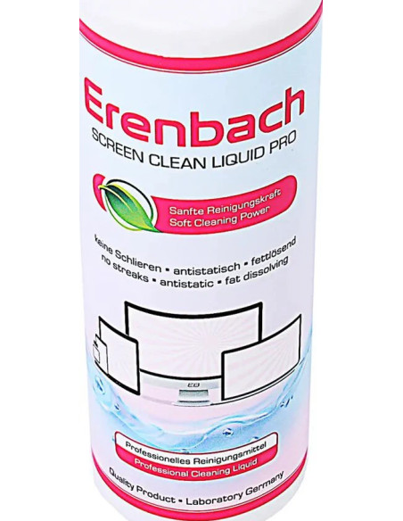 ERENBACH 250 ML PROFESSIONAL CLEANING LIQUID FOR DISPLAY AND MICROFIBER CLOTH 30 X 30 CM