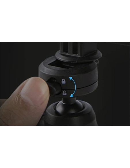 P-GM-158 treppiede Action camera 3 gamba/gambe Nero