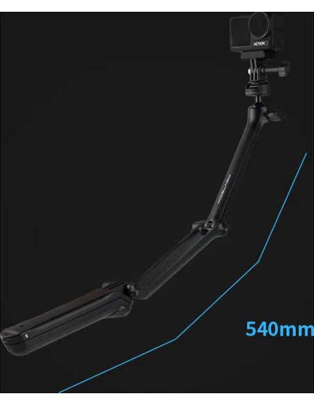P-GM-158 treppiede Action camera 3 gamba/gambe Nero