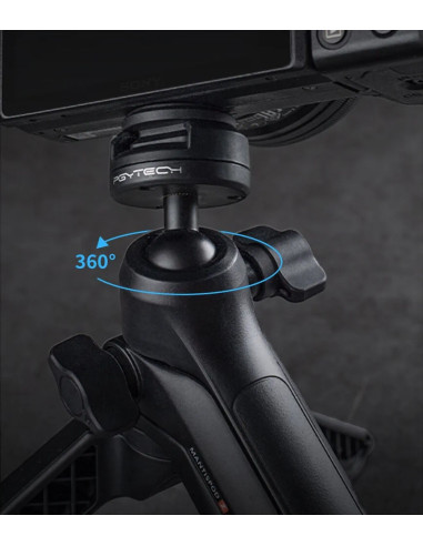 P-GM-158 treppiede Action camera 3 gamba/gambe Nero