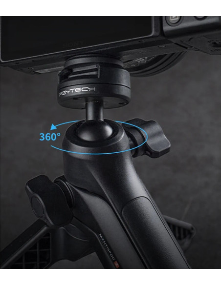 P-GM-158 treppiede Action camera 3 gamba/gambe Nero