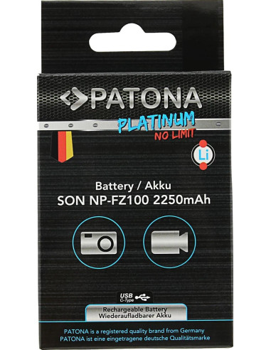 NP-FZ100 Platinum con porta USB-C