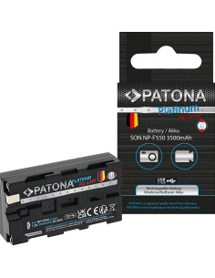 NP-F550 Platinum 7.2 V 4400 mAh con porta USB-C